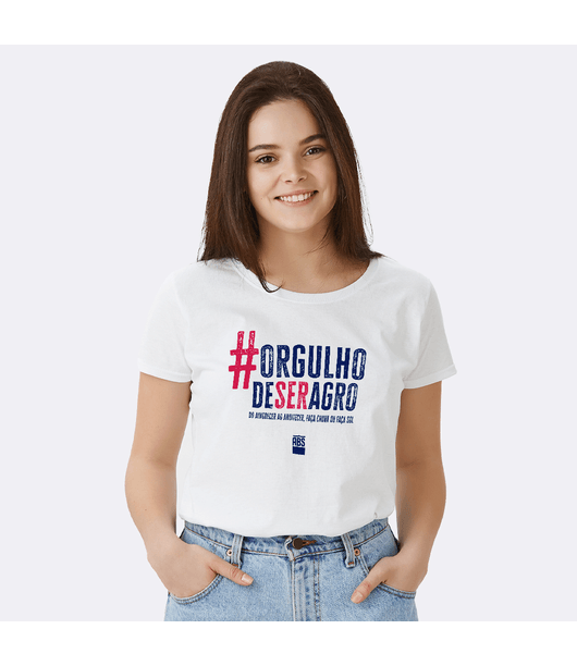 Camiseta-Branca-CowLover-Orgulho-Ser-Agro---Frente Camiseta-Branca-CowLover-Orgulho-Ser-Agro---Frente